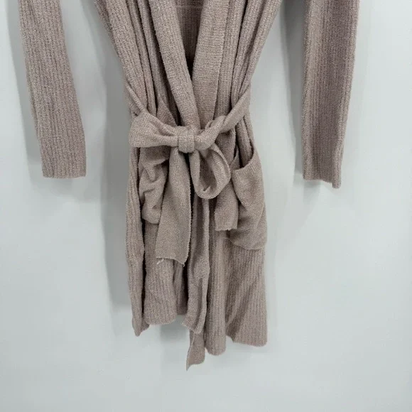 BAREFOOT DREAMS CozyChic Women's Robe Belted pink Size 2 small/medium bathrobe - Picture 3 of 11